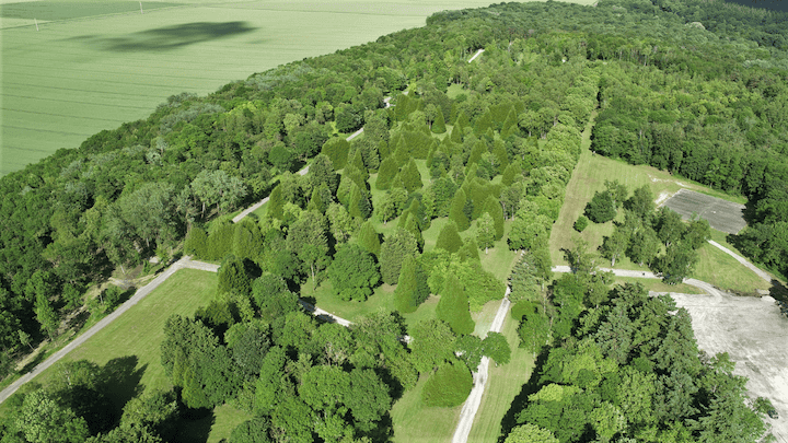 Parc de 103 hectares du Domaine de Montigny dans l'Oise